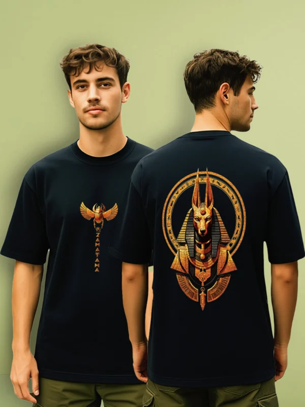 ZT Originals:Anubis Graphic Printed Oversized T-shirt