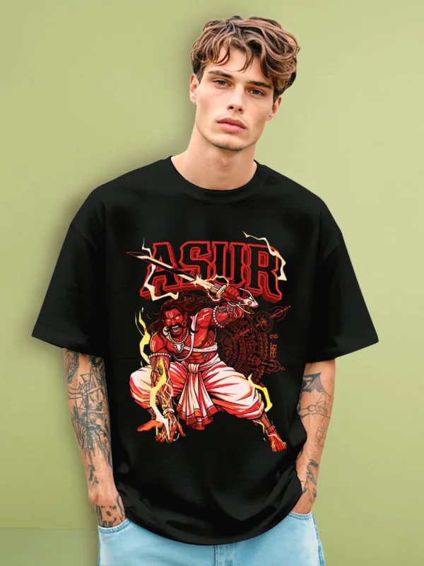 ZT Originals: Asur Graphic Printed Oversized T-shirt