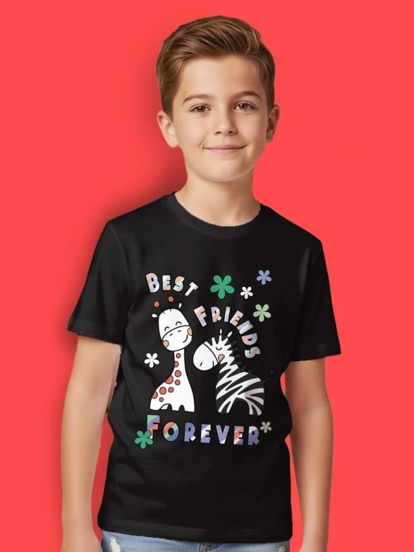 ZT Originals: Best Friends Graphic Printed Regular T-shirt