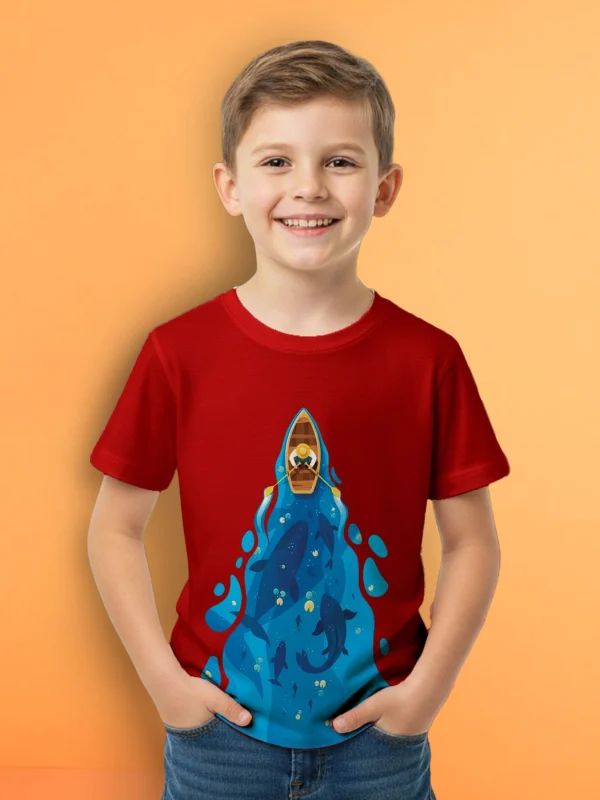 ZT Originals: Boat Graphic Printed Regular T-shirt
