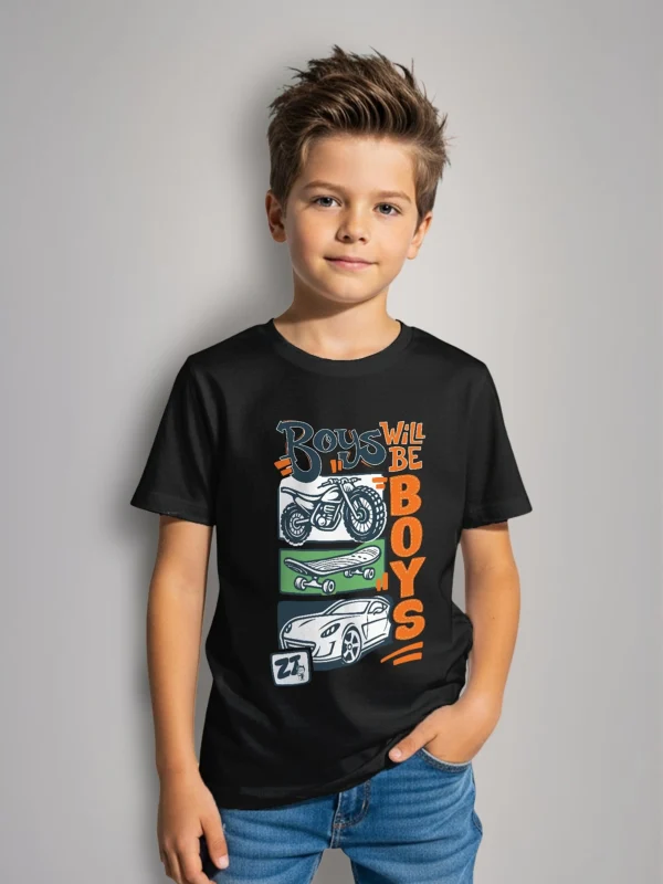 ZT Originals: Boys Will Be Boys Graphic Printed Regular T-shirt