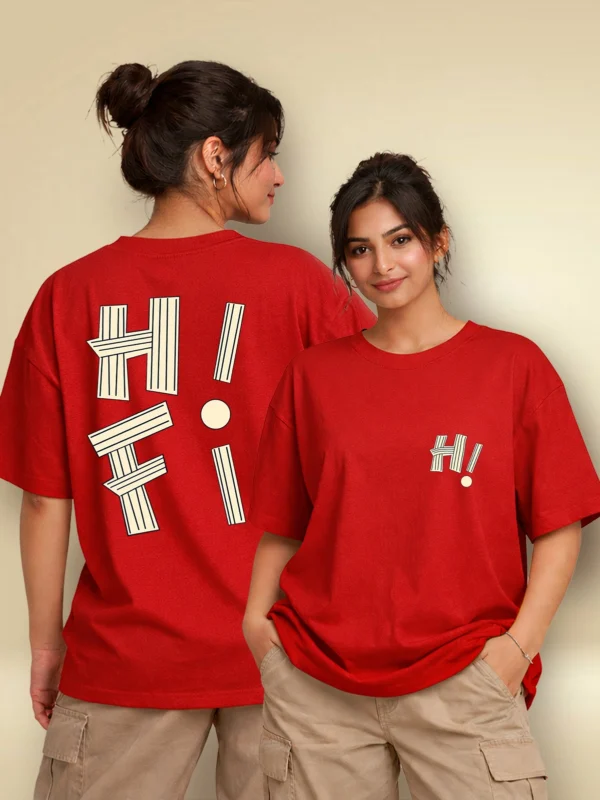ZT Originals: HiFi Graphic Printed Oversized T-shirt