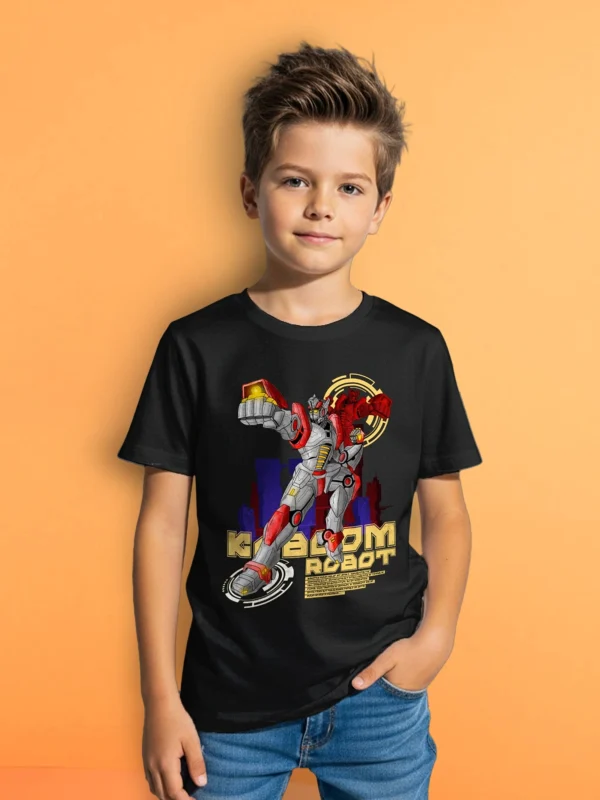 ZT Originals: Kaboom Robot Graphic Printed Regular T-shirt