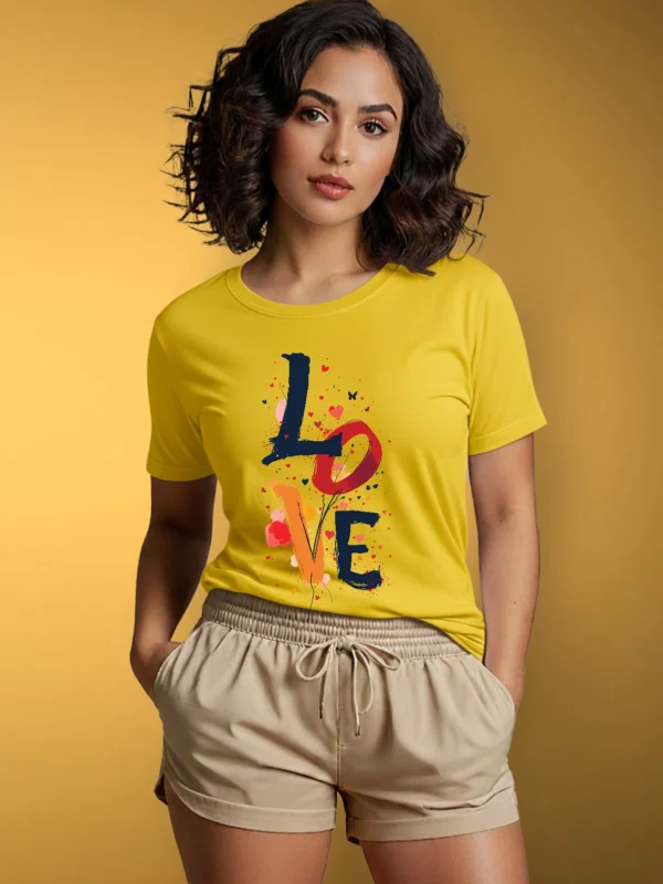 ZT Originals: Love Graphic Printed Regular T-shirt