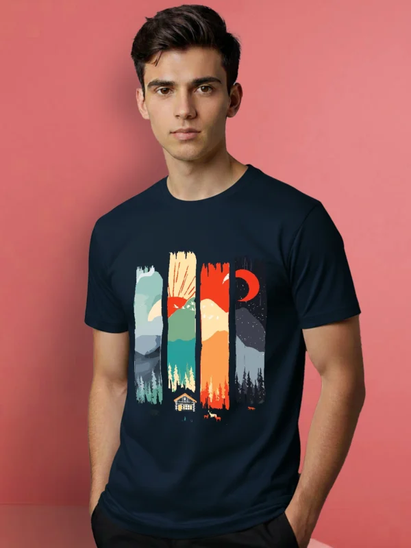 ZT Originals: Nature Graphic Printed Regular T-shirt