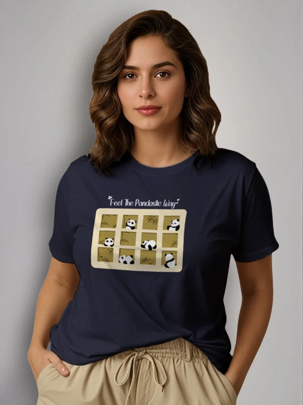 ZT Originals: Pandastic Way Printed Regular T-shirt