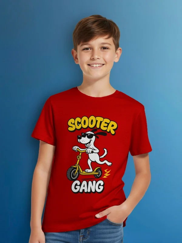 ZT Originals: Scooter Gang Graphic Printed Regular T-shirt