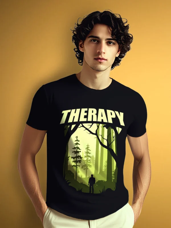 ZT Originals: Therapy Graphic Printed Regular T-shirt