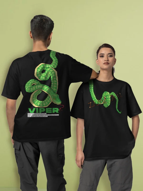 ZT Originals: Viper Graphic Printed Oversized T-shirt