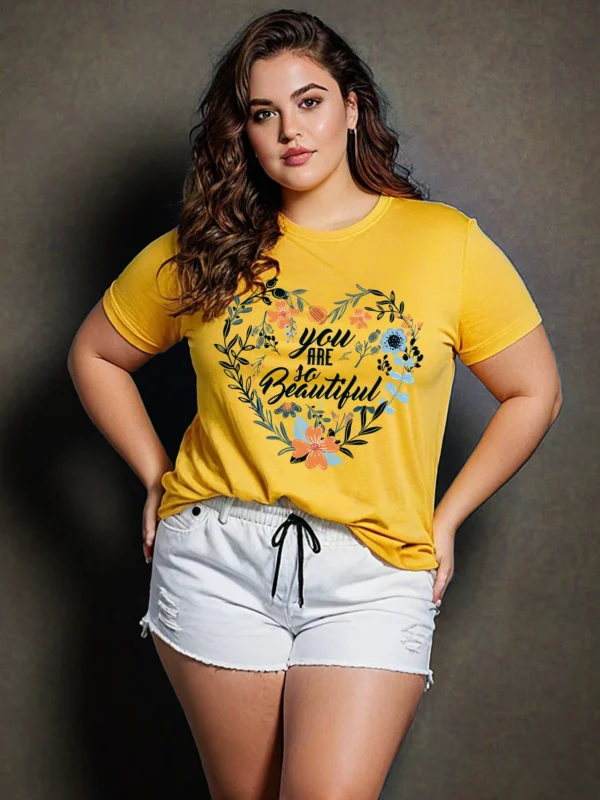 ZT Originals: You are Beautiful Graphic Printed Regular T-shirt