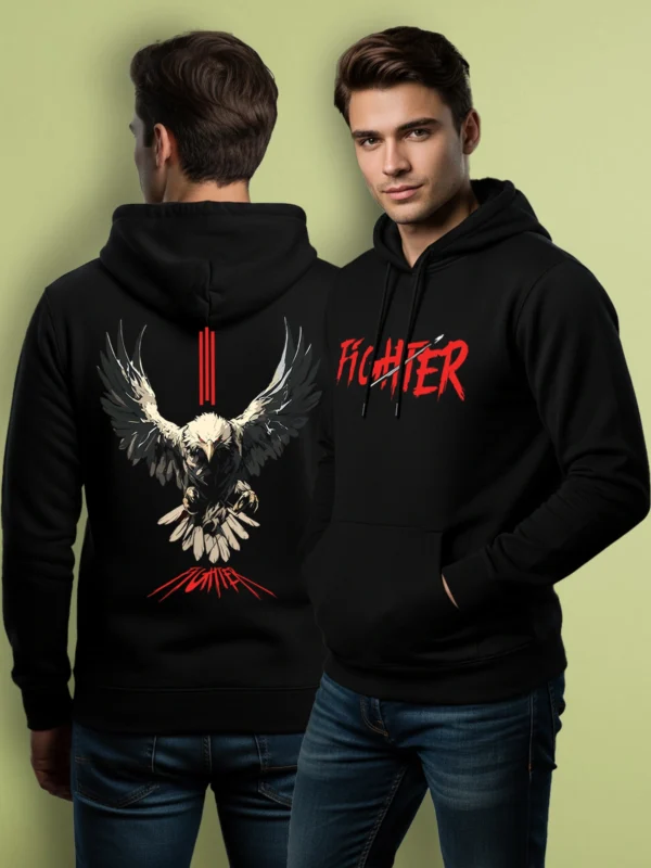 ZT Originals: Fighter Graphic Printed Hoodie