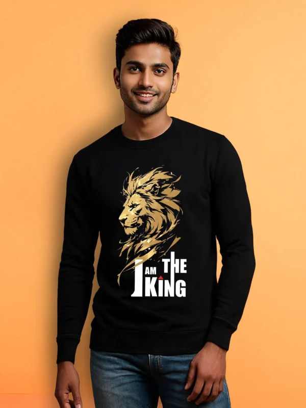 ZT Originals: I am The King Graphic Printed Sweatshirt