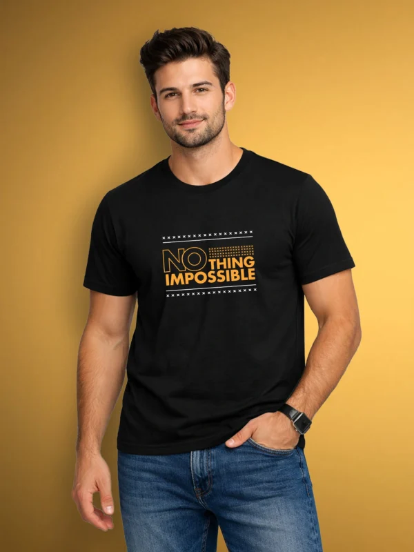 ZT Originals: Nothing Impossible Graphic Printed Regular T-shirt