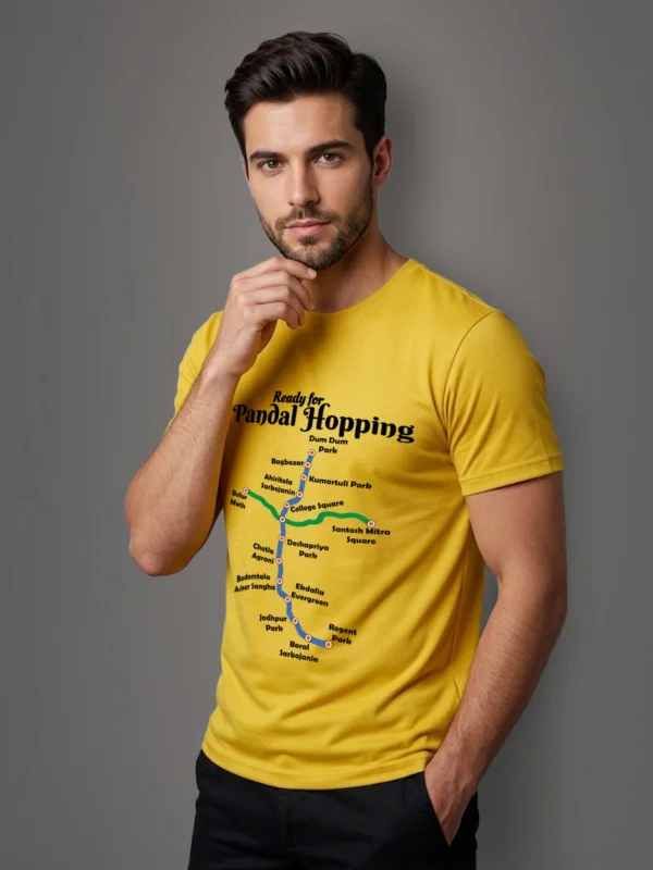 ZT Originals: Pandal Hopping Graphic Printed Regular T-shirt