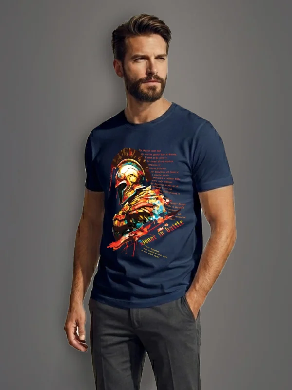 ZT Originals: Spartan Graphic Printed Regular T-shirt